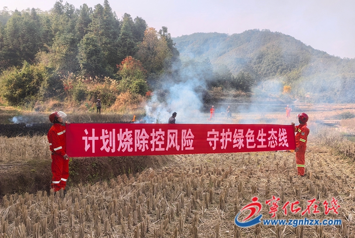 石壁镇：以“烧”促“防”筑屏障，织牢田野生态安全网
