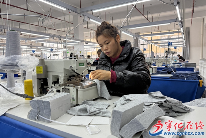 宁化澳维丽服饰自动化生产项目热火朝天开新局